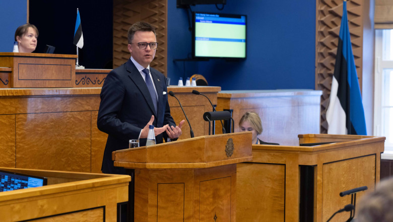 Poola parlamendi esimees Riigikogus: väsinud inimestele on vaja pakkuda lootust