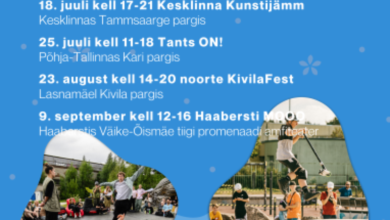 Suvel ootab Tallinnas ees neli noortele suunatud tasuta festivali