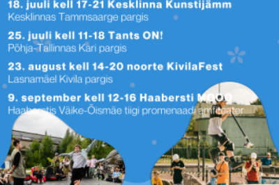 Suvel ootab Tallinnas ees neli noortele suunatud tasuta festivali