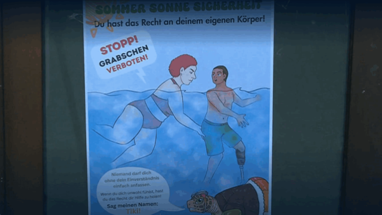 Saksa käperdamisvastane plakat valgete naiste suunas on tekitanud pahameelt