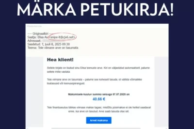 Ole valvas: Elisa nimel levib petuskeem