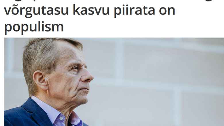 Valitsuse ja Reformierakonna toetus on rekordmadal