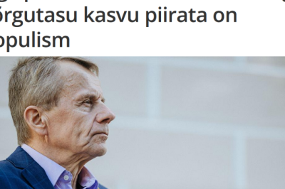 Valitsuse ja Reformierakonna toetus on rekordmadal