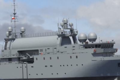 Poola lasi vette uue mereväe luurelaeva nimega ORP “Jerzy Różycki”