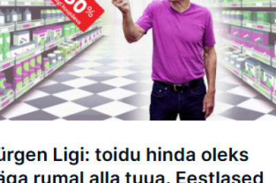 Ma ütlen veel kord - see 14 prossa toetust on LIIGA kõrge