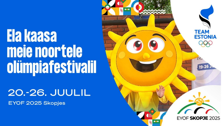 Eestit esindab Skopje olümpiafestivalil 53 noorsportlast