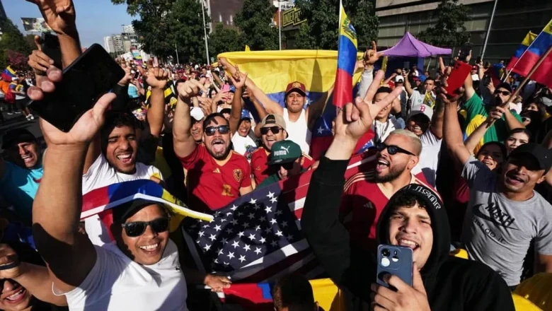 Venezuelalased ujutavad tänavad üle, et tähistada sotsialist Maduro kukutamist