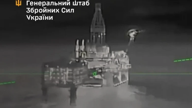 Ukraina väed ründasid Kaspia meres asuvat kolme Lukoili puurplatvormi