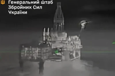 Ukraina väed ründasid Kaspia meres asuvat kolme Lukoili puurplatvormi