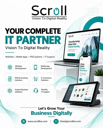 IT Support | Website Development | Mobile Apps | POS System — Kuwait