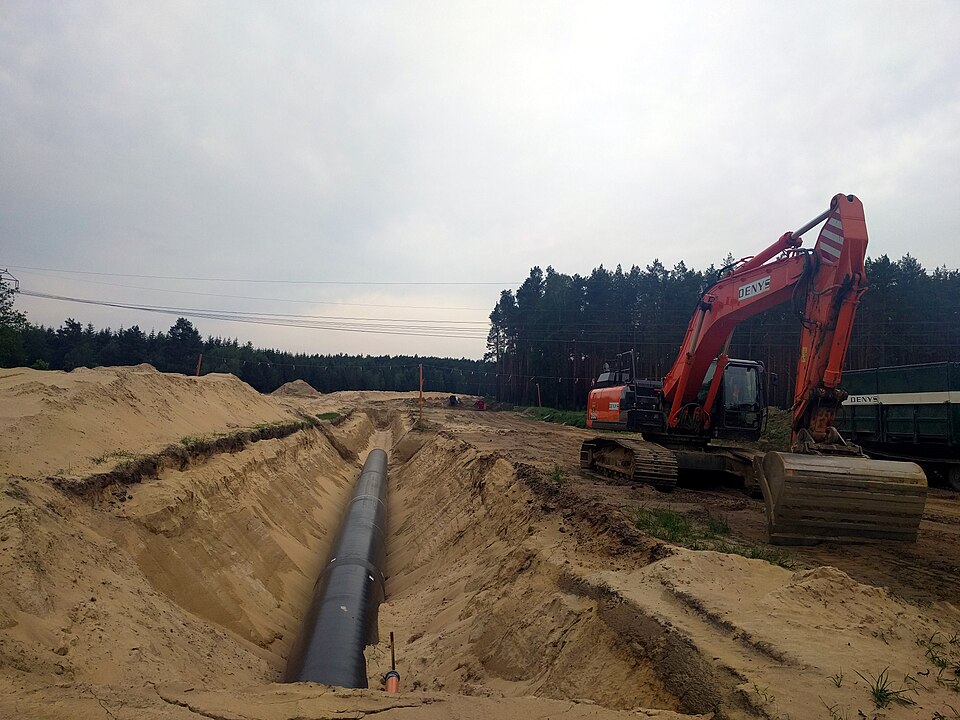 Строительство газопровода EUGAL в Германии. Архивное фото: Hanno Böck / Wikimedia Commons / CC0.